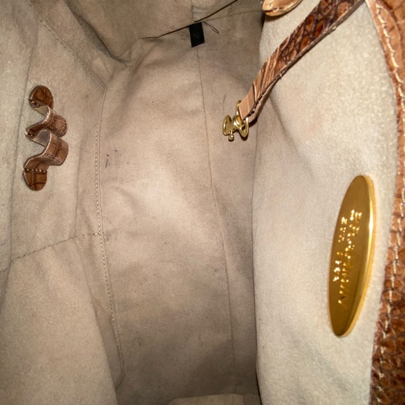 Brahmin Crocodile Satchel - Picture 6 of 8